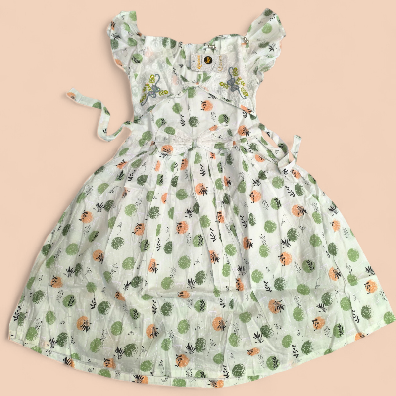 সুতি প্রিন্ট ফ্রক