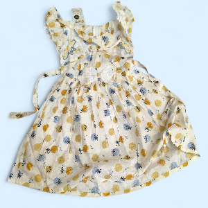 সুতি প্রিন্ট ফ্রক